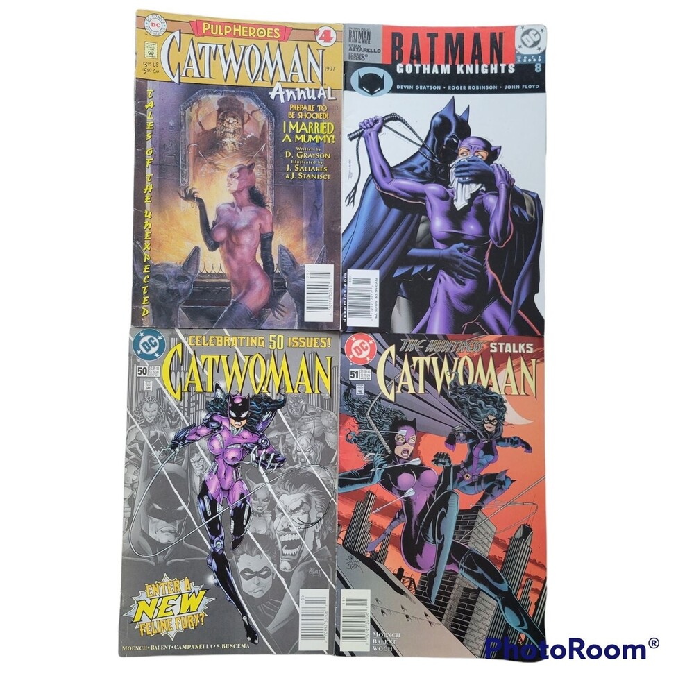 CATWOMAN Comic Bundle #4 #8 #50 #51 1997/2000